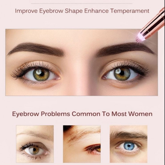 flawless facial hair removers eyebrow trimmer