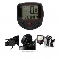 Bicycle Cycling LCD Speedometer Bike Stopwatch Spe