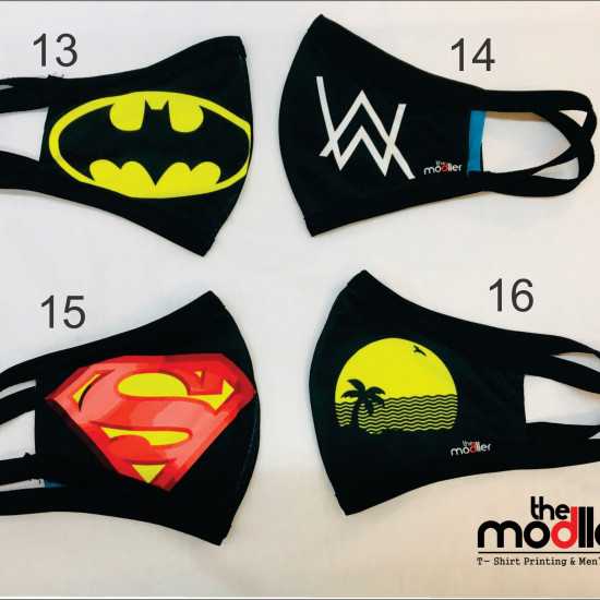 Available face mask in new Design with different themes