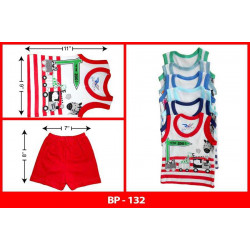 BABY BOYS SLEEVELESS SUITE
