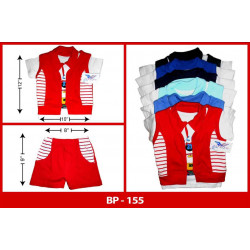 BABY BOY'S COAT SUITE-STIPE
