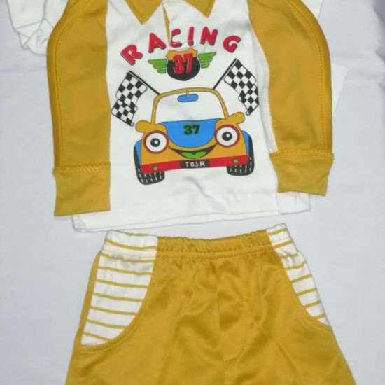 BABY BOY'S COAT SUITE-STIPE