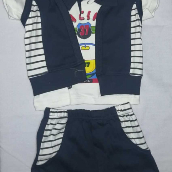 BABY BOY'S COAT SUITE-STIPE