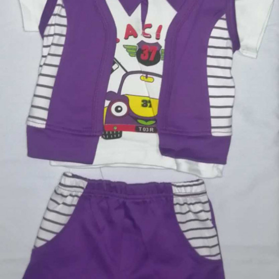 BABY BOY'S COAT SUITE-STIPE
