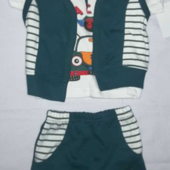 BABY BOY'S COAT SUITE-STIPE