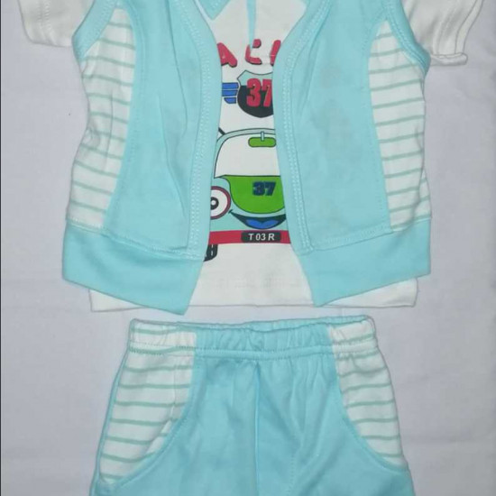 BABY BOY'S COAT SUITE-STIPE