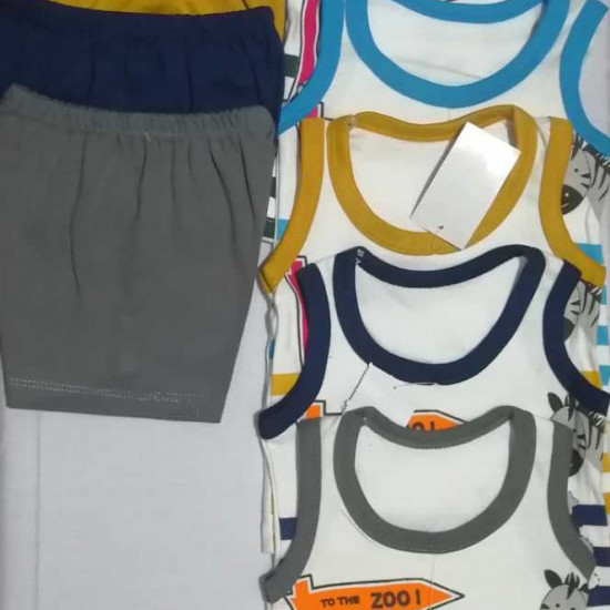 BABY BOYS SLEEVELESS SUITE BABY BOYS SLEEVELESS SUITE