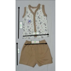 BABY KIDS SLEEVELESS SUITE