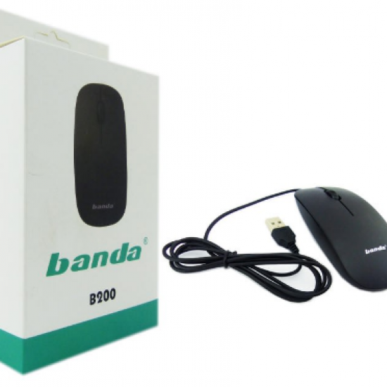 BANDA USB WIRED MOUSE B200 BANDA USB WIRED MOUSE B200