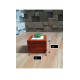 Wooden planter boxes for succulent plants