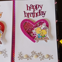 Shaker Birthday Card