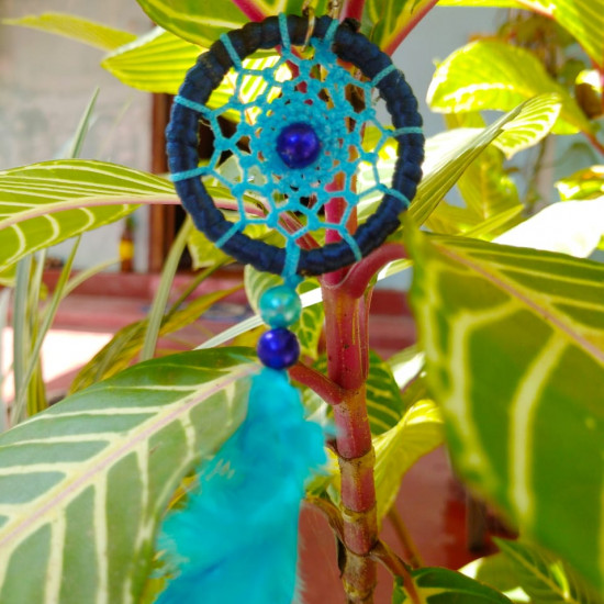 Handmade lotus Design Mini Key Tag