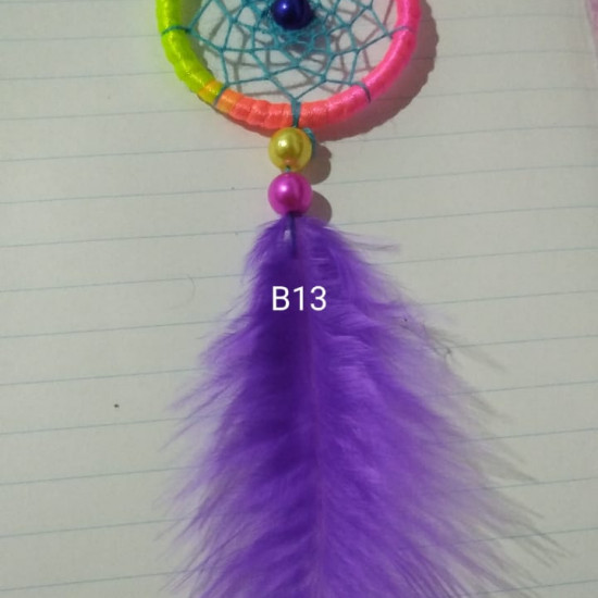 Handmade lotus Design Mini Key Tag