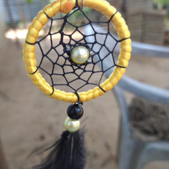 Handmade lotus Design Mini Key Tag