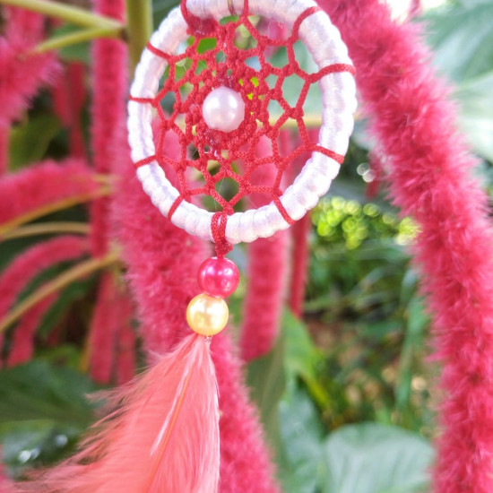 Handmade lotus Design Mini Key Tag
