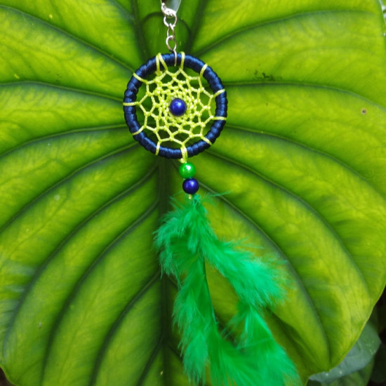 Handmade lotus Design Mini Key Tag