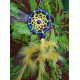 Handmade lotus Design Mini Key Tag