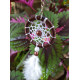 Handmade lotus Design Mini Key Tag