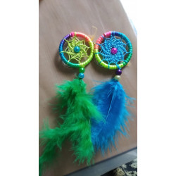 Handmade Spider Design Mini Key Tag