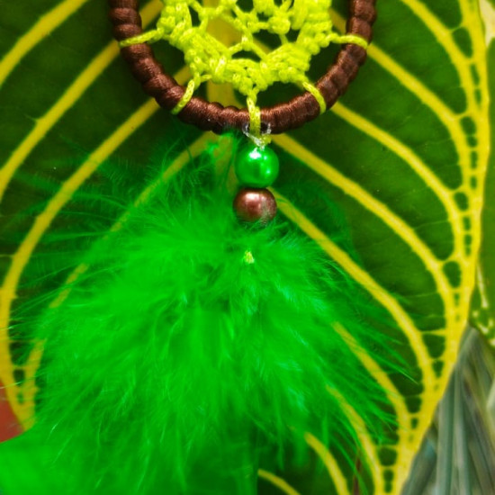 Handmade Spider Design Mini Key Tag Handmade Spider Design Mini Key Tag