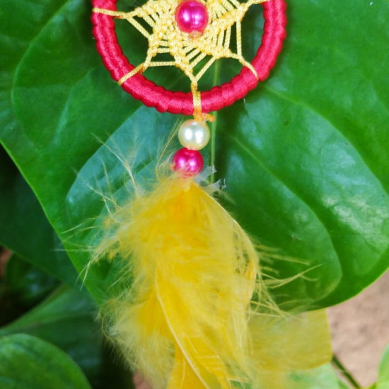 Handmade Spider Design Mini Key Tag Handmade Spider Design Mini Key Tag