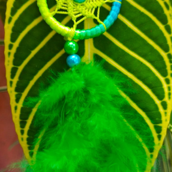 Handmade Spider Design Mini Key Tag Handmade Spider Design Mini Key Tag