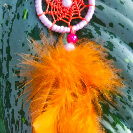 Handmade Spider Design Mini Key Tag Handmade Spider Design Mini Key Tag