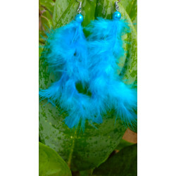 Handmade Feather Earing