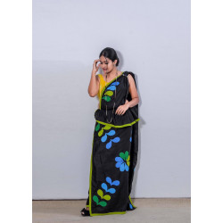Handmade patchwork cotton saree
