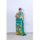 Handmade patchwork cotton saree