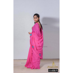Handmade patchwork cotton saree