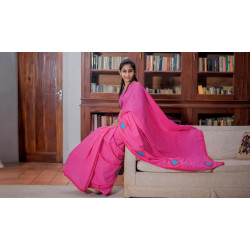 Handmade patchwork cotton saree