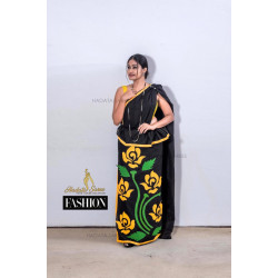 Handmade patchwork cotton saree