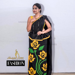 Handmade patchwork cotton saree