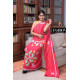 Handmade patchwork cotton saree