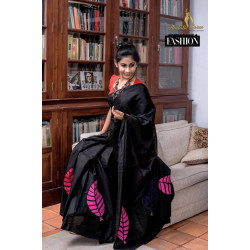 Handmade patchwork cotton saree