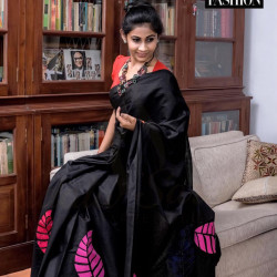 Handmade patchwork cotton saree