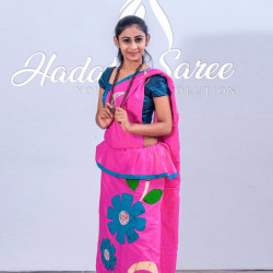 Handmade patchwork cotton saree