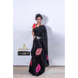 Handmade patchwork cotton saree
