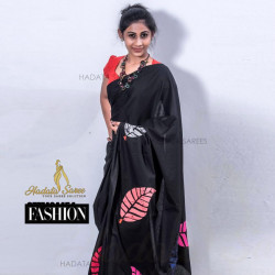Handmade patchwork cotton saree