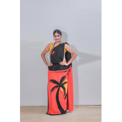 Handmade patchwork cotton saree