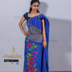 Handmade patchwork cotton saree