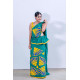 Handmade patchwork cotton saree