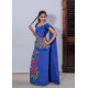 Handmade patchwork cotton saree
