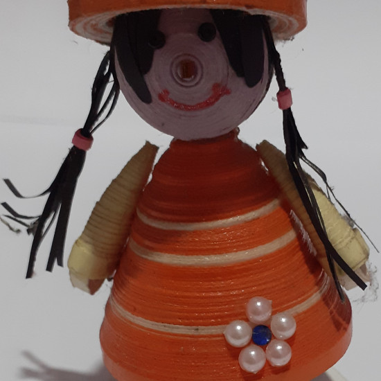 paper quilling 3D dolls