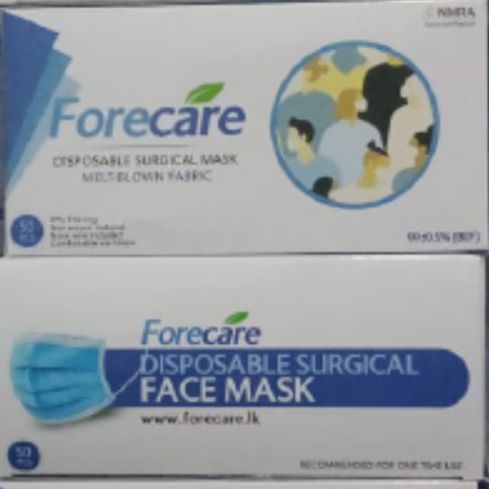 Forecare Disposable Surgical Face Mask (3 PLY) Box