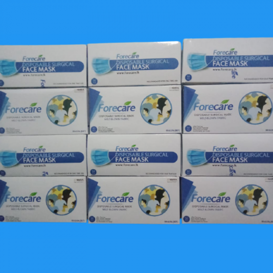 Forecare Disposable Surgical Face Mask (3 PLY) Box