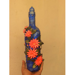 GLASS BOTTLE CRAFT BLOSSOM ART