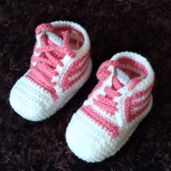 Kids Crochet baby shoes Hand made!