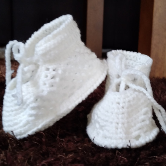 Kids Crochet baby shoes Hand made!